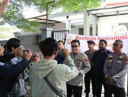 Polisi Peduli, Kapolresta Palu Bagi Bantuan sembako untuk warga Prasejahtera
