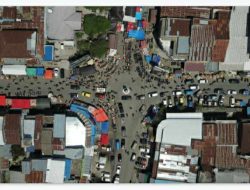 Polisi Gunakan Drone Pantau Pasar Manonda Dan Palu Plaza