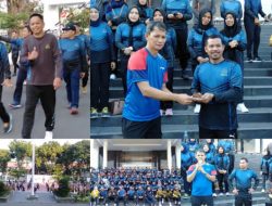 Kajati Sulteng Meriahkan Jumat Pagi Dengan Jalan Santai Senam Hingga Surprise