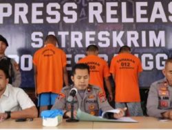 Polres Banggai Amankan 3 Orang Pelaku Kriminal dan Penipuan, Simak Beritnya!