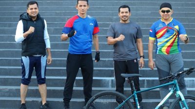 Kebersamaan Dan Kesehatan Menjadi Prioritas,Kejati Sulteng Gelar Sepeda Santai dan Senam Pagi