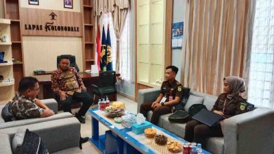 Lapas Kolonodale Gandeng PN Poso dan Kejari Morowali Laksanakan Sidang Keliling
