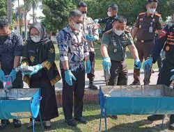 Hindari Penyalahgunaan,Kejari Palu Musnahkan Barang Bukti 