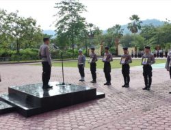 Empat Personel Polres Touna Diberhentikan, Kapolres Tegaskan Pentingnya Disiplin dan Etika