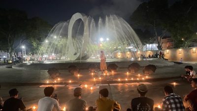 FBB Sulteng Gelar 1000 Lilin Untuk Korban Ledakan Smelter Di Kawasan PT.Imip