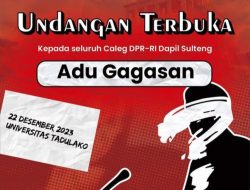 Jelang Pemilu 2024, BEM Hukum Untad Undang Caleg DPR-RI Adu Gagasan