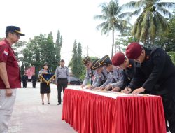 Kanwil Kemenkumham Sulteng Gelar Apel Siaga Nataru 2023
