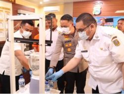 Kapolres dan Pj Bupati Parimo Musnakan Ratusan Gram Narkotika