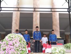 Pemkab Parimo Gelar Upacara 17 Bulan Berjalan, Mawardin: Mari Kita Tingkatkan Etos Kerja