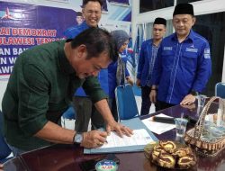 Amran Hi Yahya didampingi Moh Nurmansyah Bantilan Minta Restu Demokrat