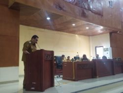 Pj Bupati Parigi Moutong Sampaikan Jawaban terhadap Pandangan Umum Fraksi DPRD terkait Empat Raperda