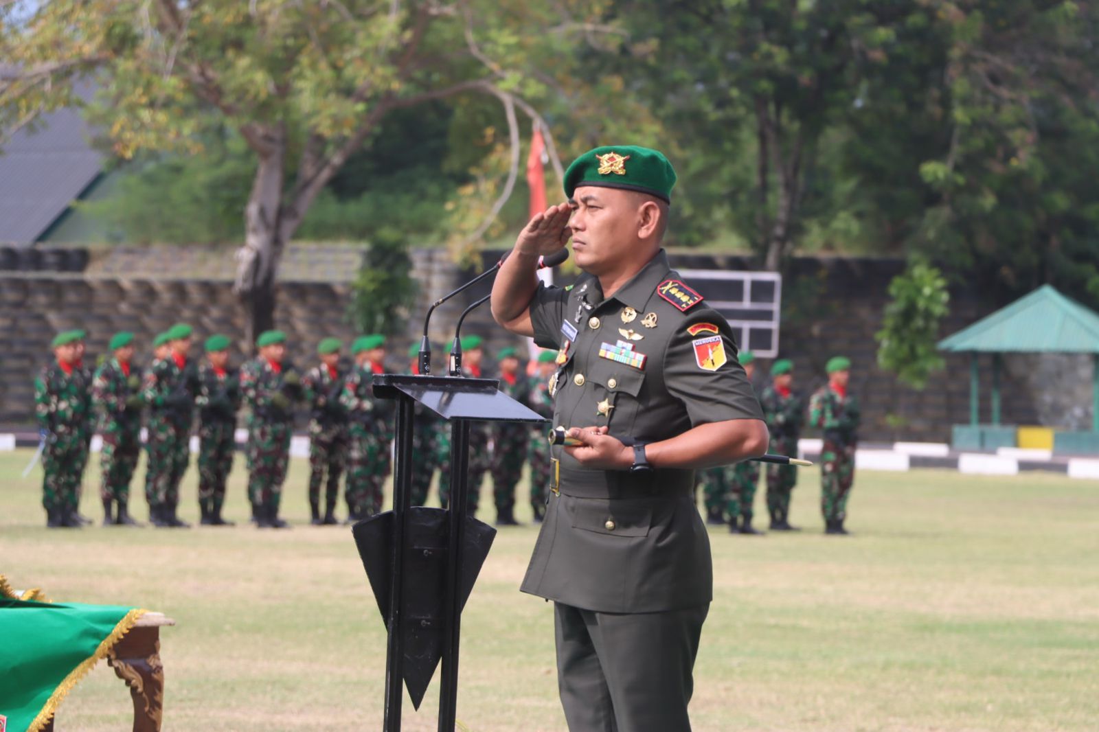 Serah Terima Jabatan Danyon 711/Raksatama
