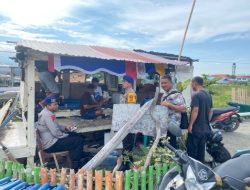 Polair Sosialisasikan Kampanye kepada Warga Pesisir Teluk Palu
