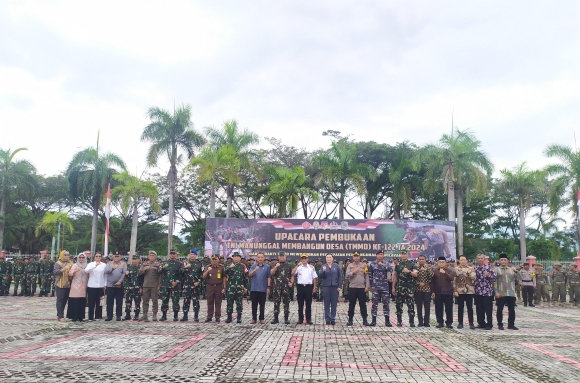 Upacara TMMD Ke-122 di Parigi Moutong