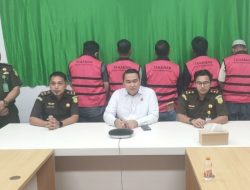 Proyek Tanggul Sungai Gagal, Kejari Morowali Tahan Lima Pelaku