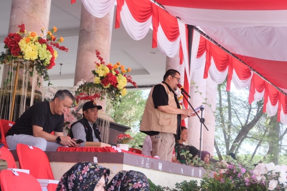 Pj Bupati Parigi Moutong Hadiri Apel Siaga Pengawasan Pemilu 2024