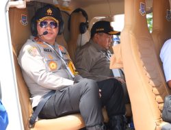 Kapolda Sulteng Gelar Patroli Udara, Pastikan Pilkada Berjalan Kondusif