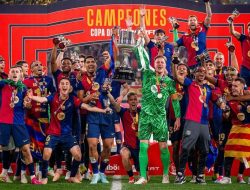 Barcelona Rebut Gelar Copa del Rey ke-32 Usai Taklukkan Real Madrid 3-2