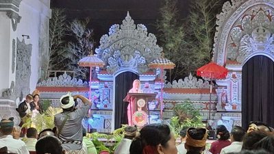 Sabtu, 12 April 2025, umat Hindu di Kota Palu menyelenggarakan Dharma Santi Nyepi Tahun Baru Saka 1947 di Milana Graha Sabha (MGS) Pura Agung Wana Kerta Jagat Natha.