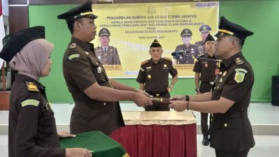 Dua Kepala Seksi di Tubuh Kejari Pasangkayu Berganti.