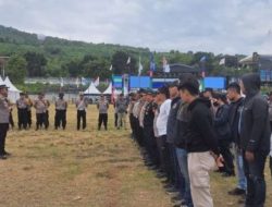 Ratusan Personel Amankan PSU di Dua Kecamatan di Kabupaten Banggai
