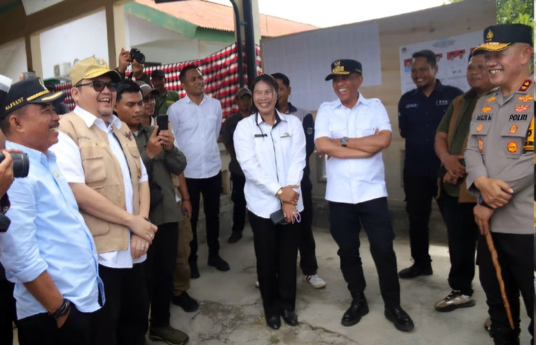 Kunjungan ini bertujuan memastikan PSU berjalan aman, tertib, dan kondusif. (Diskominfo Kab. Parimo)