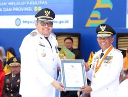 Richard Arnaldo Hadiri Upacara HUT Ke-61 Sulawesi Tengah