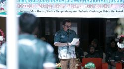 Pj Bupati Parigi Moutong Richard Arnaldo, mengimbau seluruh peserta, juri, dan panitia untuk menjunjung tinggi nilai sportivitas, kejujuran, serta menjaga ketertiban selama pelaksanaan lomba. (DISKOMINFO KAB. PARIMO/NUR)