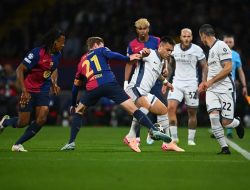 Dramatis, Laga Semifinal Liga Champions Barcelona vs Inter Milan Berakhir Imbang 3-3