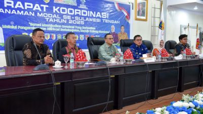 Rakor turut menghadirkan Kepala Perwakilan Bank Indonesia Provinsi Sulteng, Rony Hartawan, sebagai narasumber, menambah wawasan dan strategi bagi optimalisasi investasi daerah. (Ro Adpim Setdaprov Sulteng)