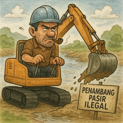 Penambang Ilegal, Pemerintah Provinsi Minta Tindakan Tegas