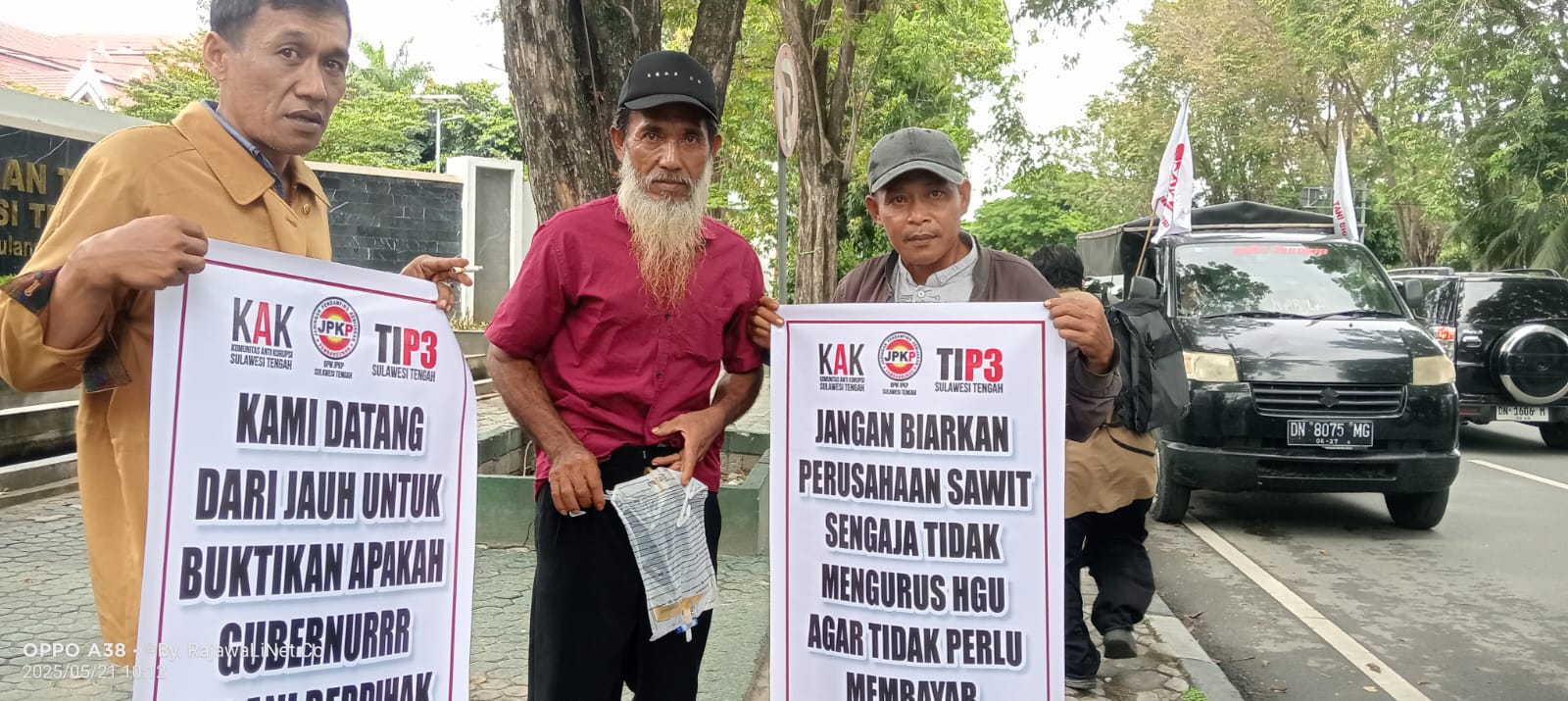 Rakyat Bergerak Hukum Diuji Aksi Massa Guncang Kejati Sulteng