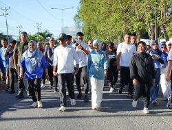 Ribuan Warga Meriahkan “Sulteng Nambaso” Fun Walk HUT ke-61 Sulteng
