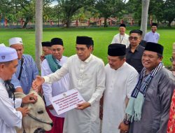 Idul Adha 1446 H : Bupati Parigi Moutong Serahkan Hewan Kurban dan Ajak Warga Tingkatkan Ketakwaan