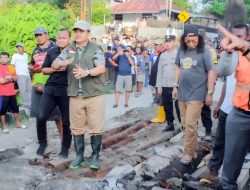 Jembatan Penghubung Parimo-Poso Ambruk, Wabup Ambil Langkah Cepat