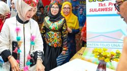 Ketua Dekranasda Sulteng, Sry Nirwanti Bahasoan, buka Pameran dan Pasar Rakyat STQH XXVIII di Poso, dorong industri kerajinan lokal menuju Pameran Kriya Nusa 2025 di Jakarta.