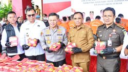 Operasi Besar Polda Sulteng : Narkoba 40 Kg Dimusnahkan, Curanmor Diberantas