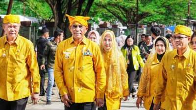 HUT ke-17 Kabupaten Sigi dihadiri banyak kepala daerah. Gubernur Anwar Hafid memuji jejaring Bupati Sigi dan dorong kolaborasi pembangunan, termasuk jalan alternatif Sulteng-Sulsel. (Foto : Ro Adpim Setdaprov Sulteng)