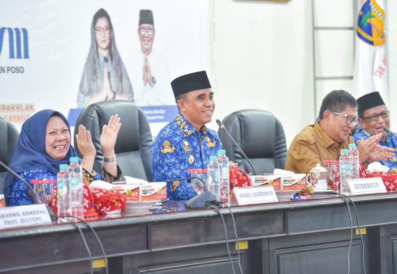 Rapat koordinasi persiapan pelaksanaan Seleksi Tilawatil Qur’an dan Hadits (STQH) ke-XXVIII tingkat Provinsi Sulawesi Tengah. (Foto : Biro Administrasi Pimpinan)