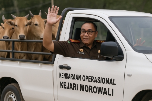 Solidaritas Tanpa Batas! Kejari Morowali Qurban 4 Sapi untuk Masyarakat