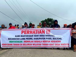 WALHI Desak Polda Hentikan Kriminalisasi Warga Watutau Poso