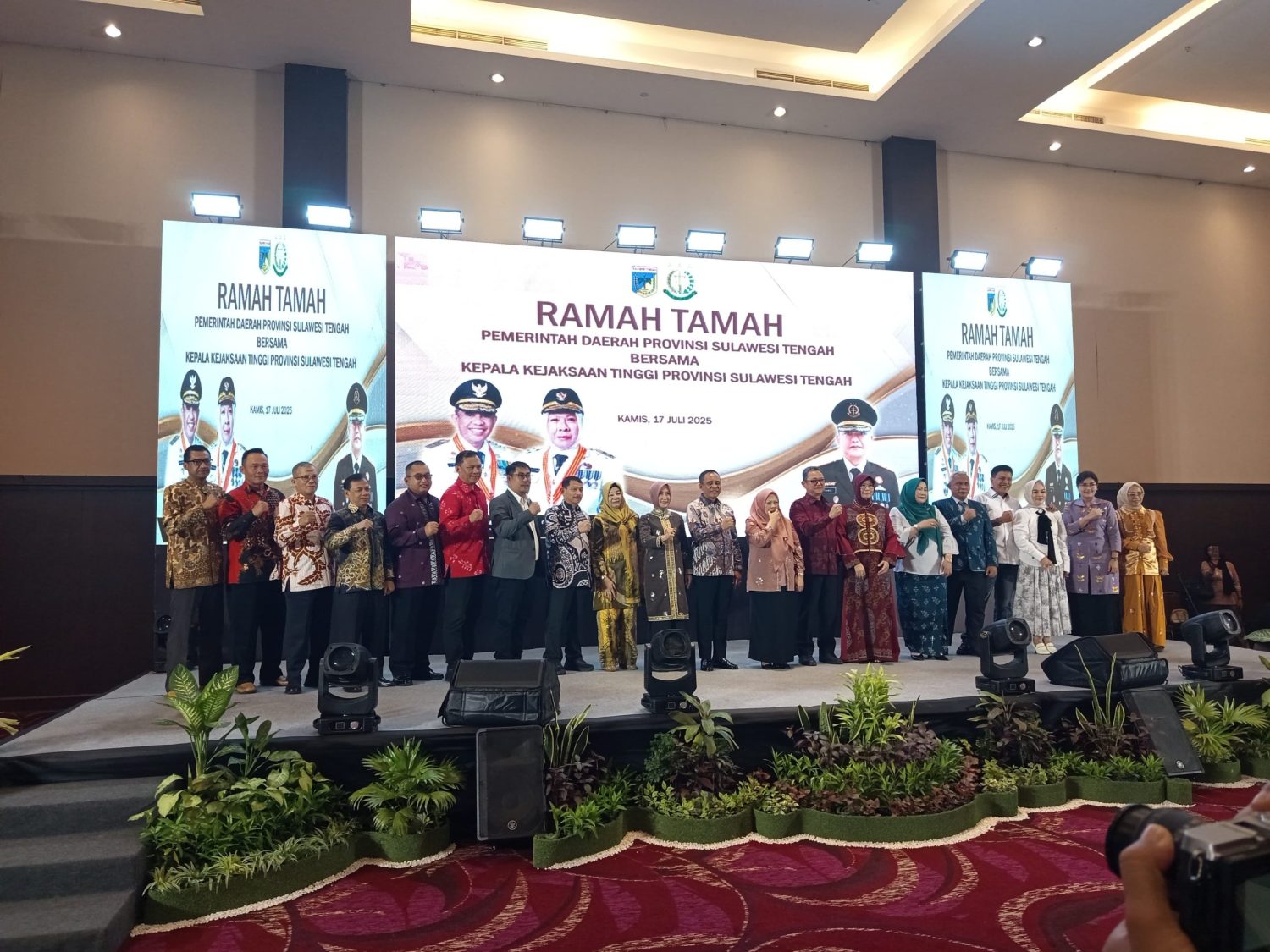 Kejaksaan Tinggi (Kejati) Sulawesi Tengah menggelar gala dinner untuk menyambut Kepala Kejaksaan Tinggi Sulawesi Tengah