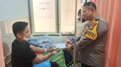Kapolresta Palu Jenguk Personel Terluka Usai Penggerebekan Narkoba di Kayumalue