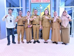 Gubernur Sulteng Terima Kunjungan Bupati Donggala, Bahas HUT ke-73 dan Rencana Penataan Kota
