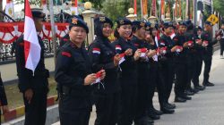 Brimob Sulteng Tebar 1.000 Bendera Sambut Kemerdekaan
