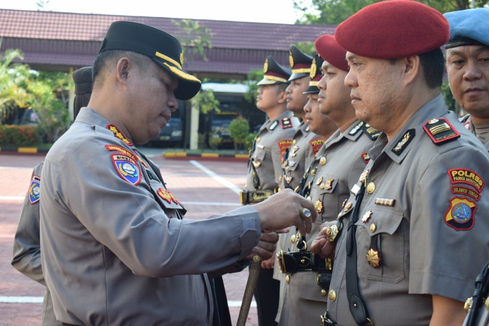 Mutasi Perwira Perkuat Kinerja Polresta Palu