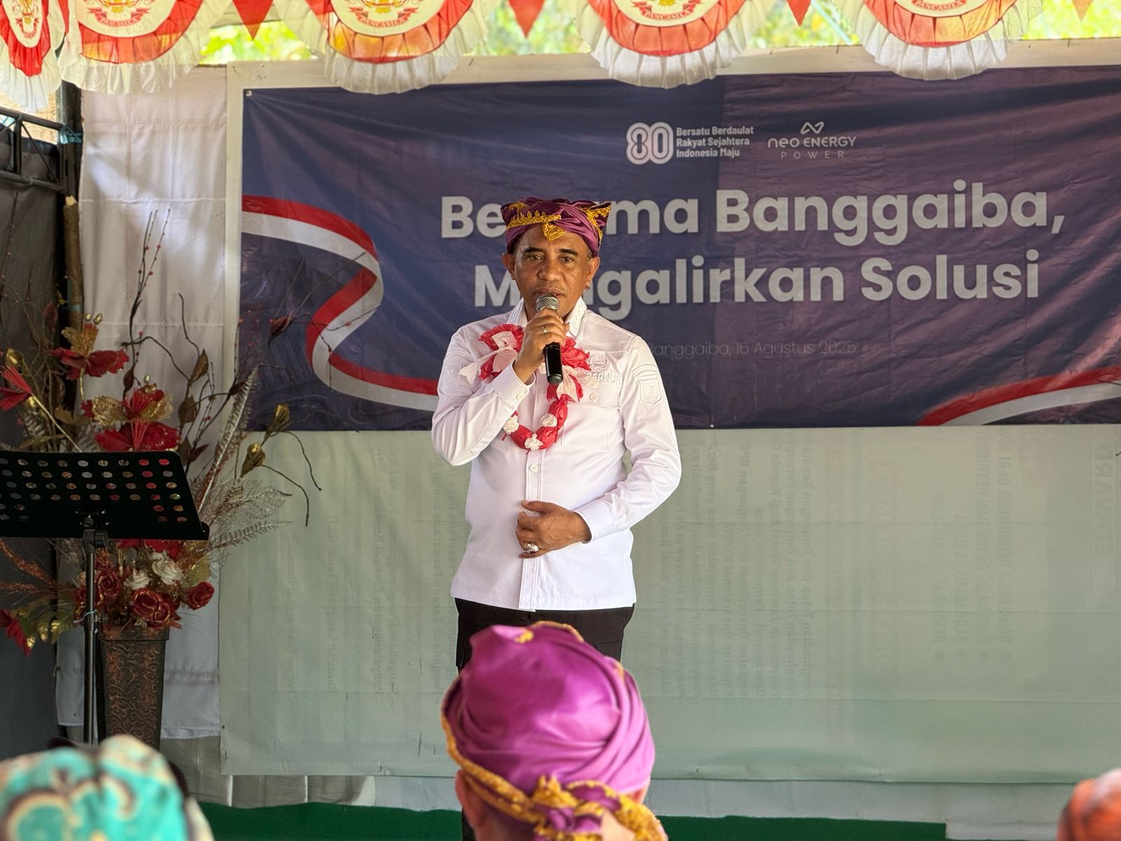 Gubernur Anwar Hafid Rayakan HUT ke-80 RI Bersama Warga Banggaiba