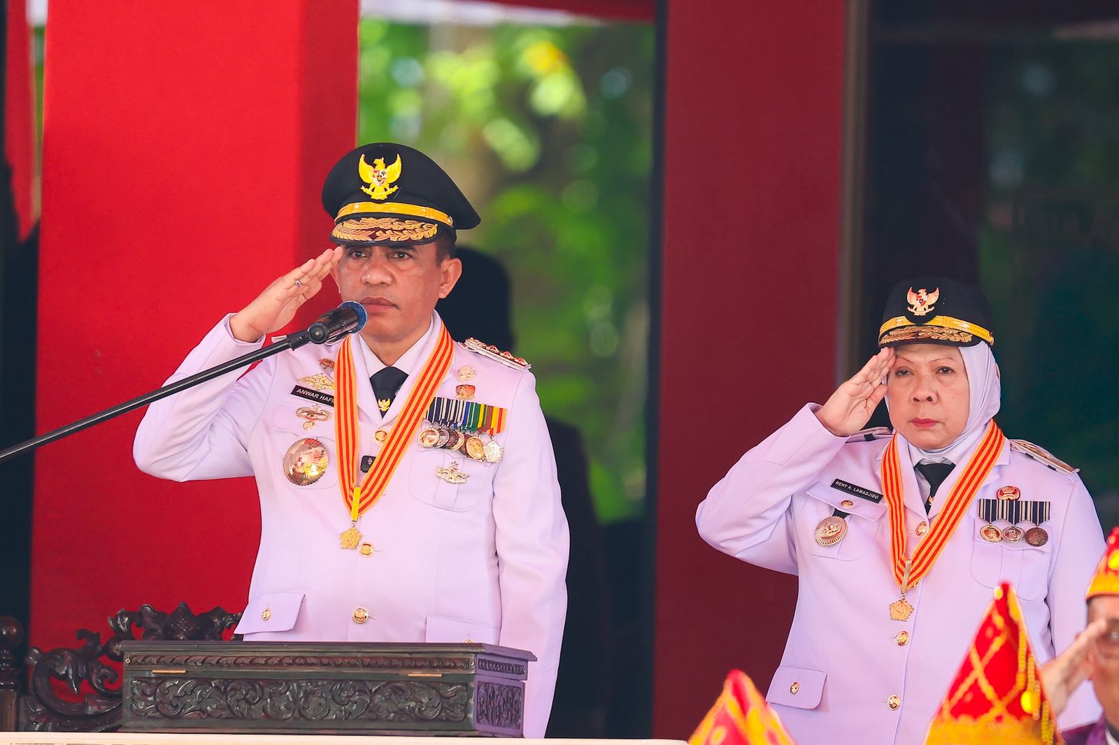 Upacara HUT RI ke-80 di Sulteng Berlangsung Khidmat