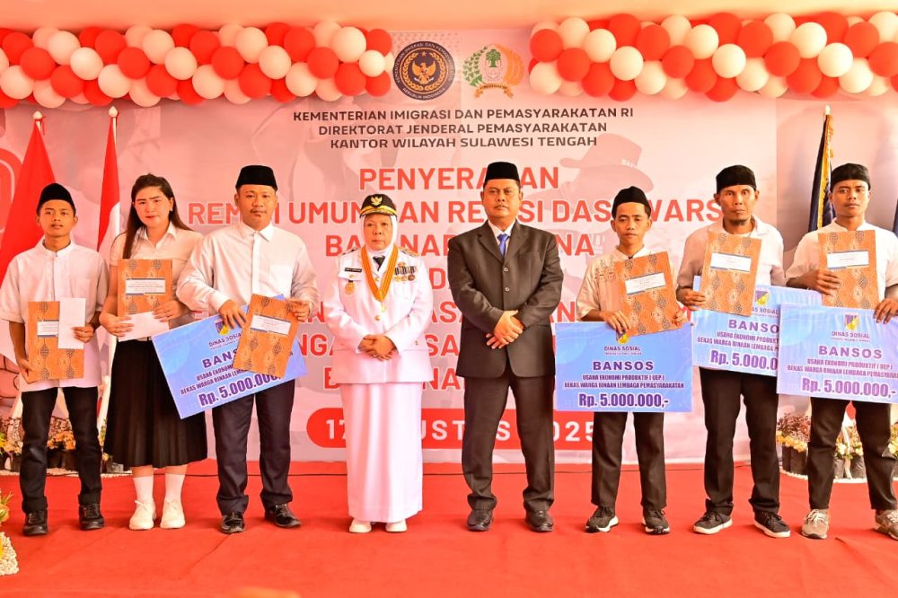 2.503 Warga Binaan Sulteng Dapat Remisi HUT ke-80 RI