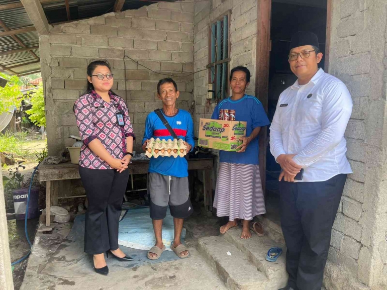 LPKA Palu Berbagi Bansos untuk Keluarga Anak Binaan